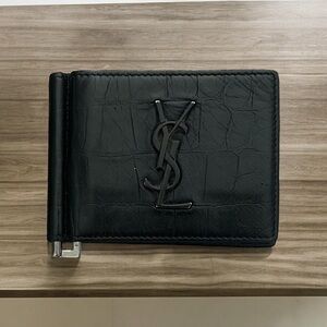 YSL mens bifold wallet